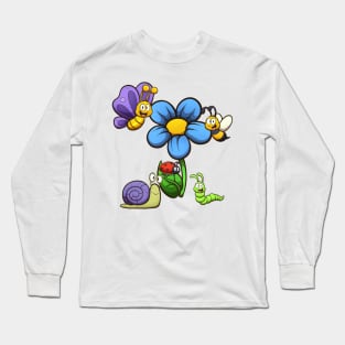 Cute Cartoon Insects Long Sleeve T-Shirt